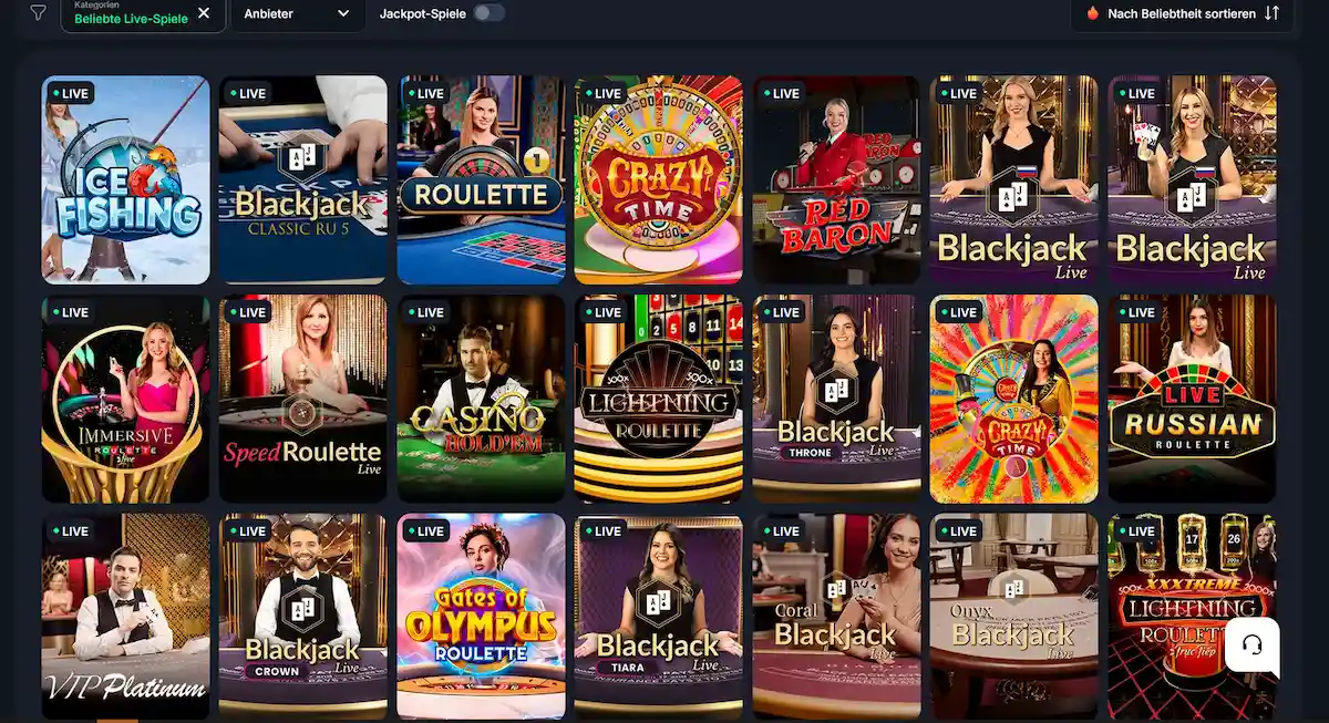 Beef Casino Live Casino – Echtzeit-Roulette mit Evolution Gaming